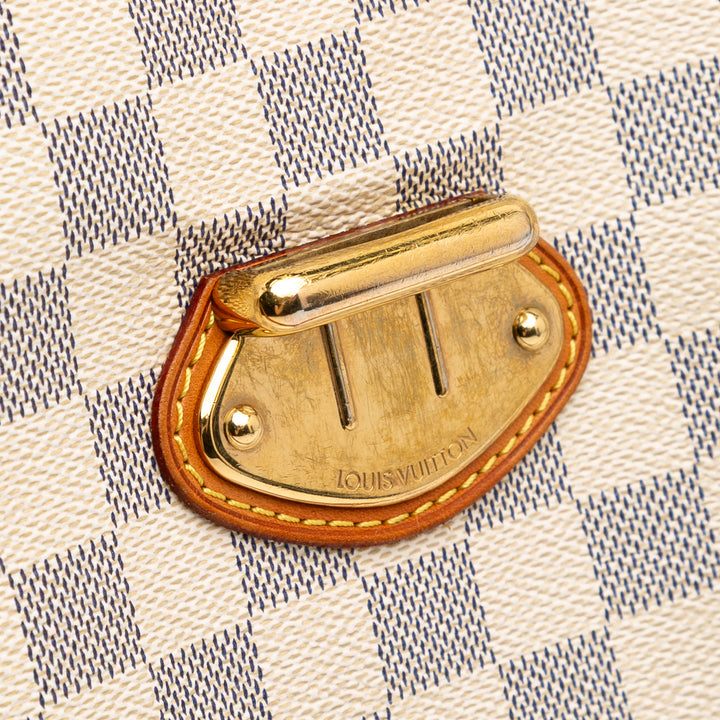 Damier Azur Stresa PM White - Gaby Paris