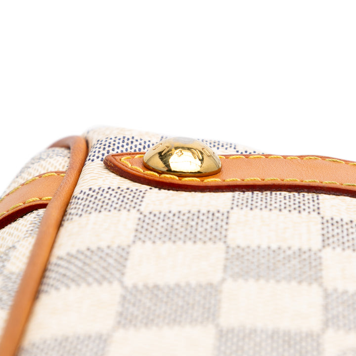 Damier Azur Stresa PM White - Gaby Paris