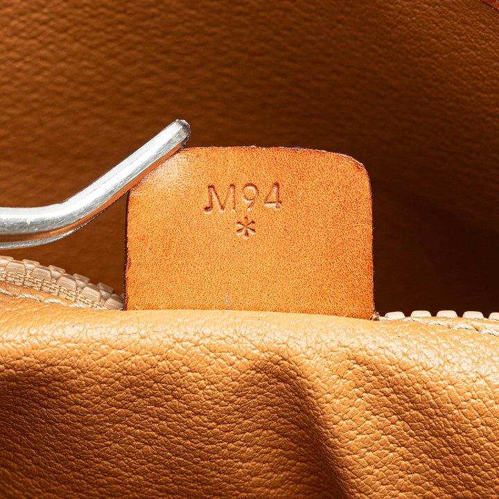 Macadam Coated Canvas Tote Brown - Gaby Paris