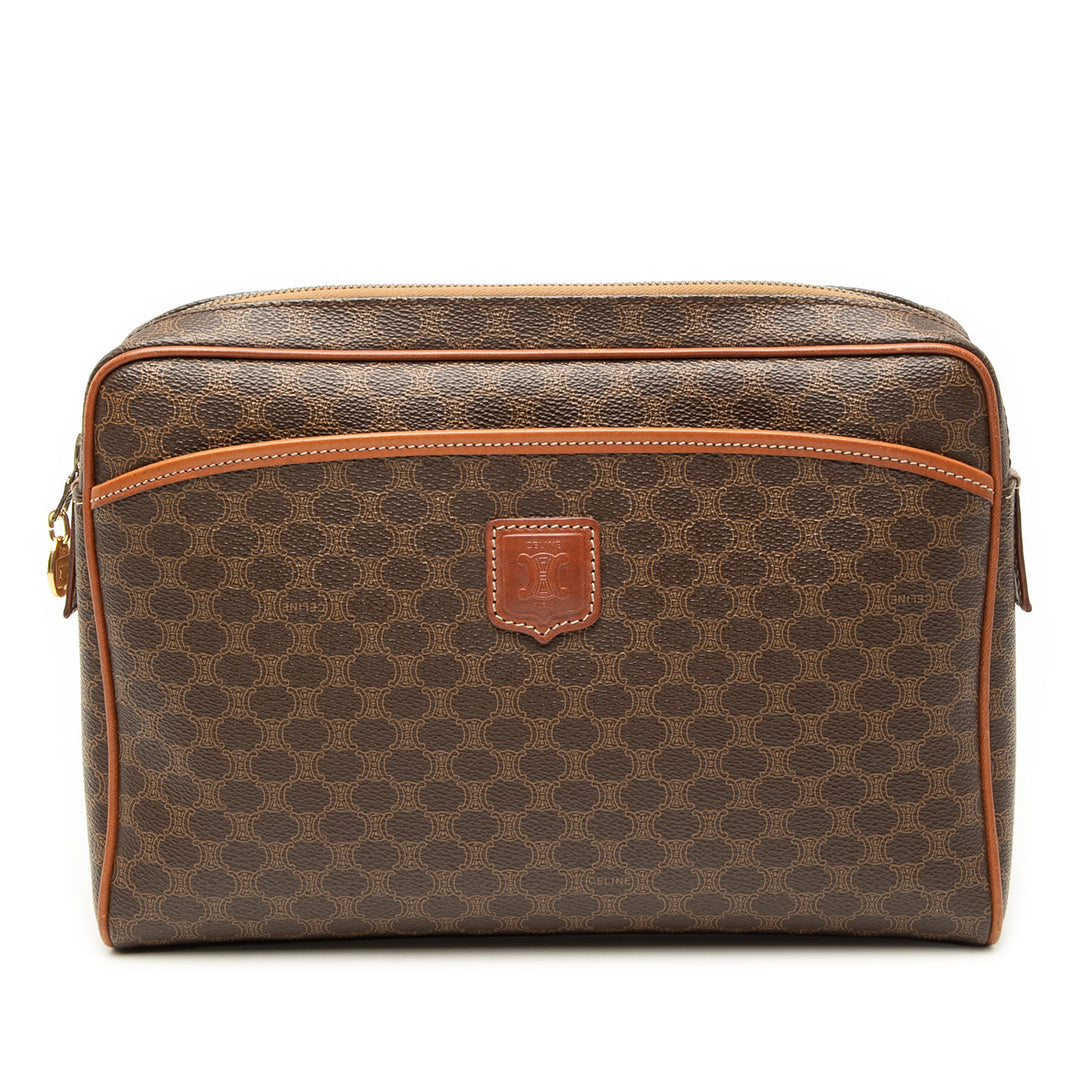 Celine Macadam Coated Toile Pochette