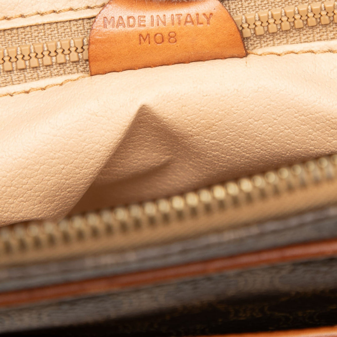 Celine Macadam Coated Toile Pochette