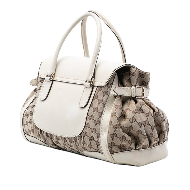 Gucci GG Toile et Cuir Dialux Queen Cabas
