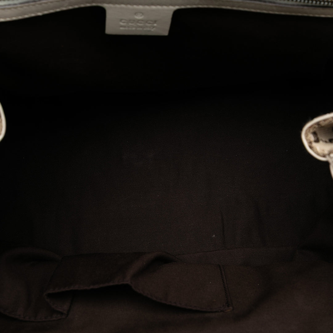 Gucci GG Toile et Cuir Dialux Queen Cabas