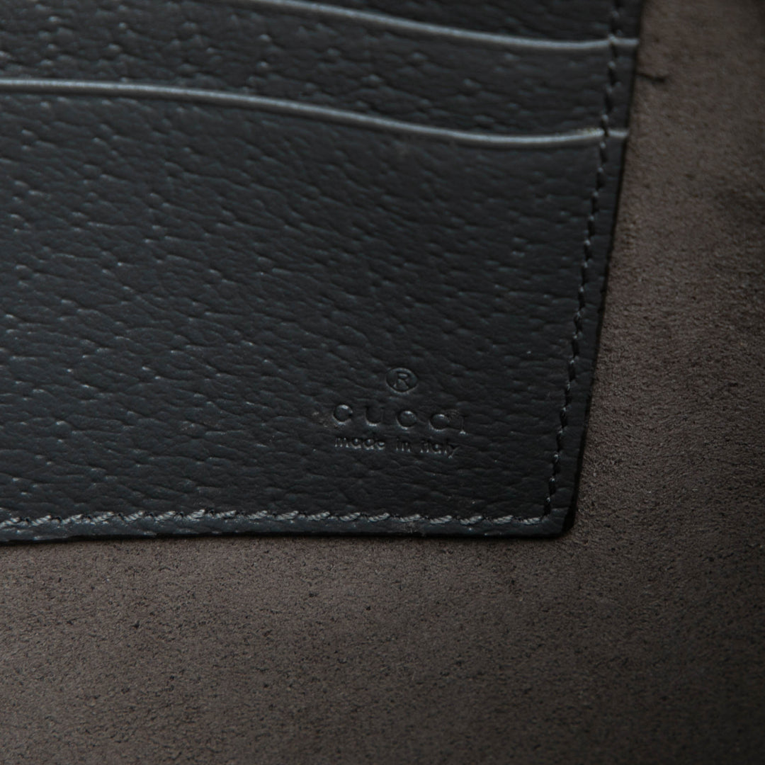 Cut Out Interlocking G Pochette GG Supreme Noir