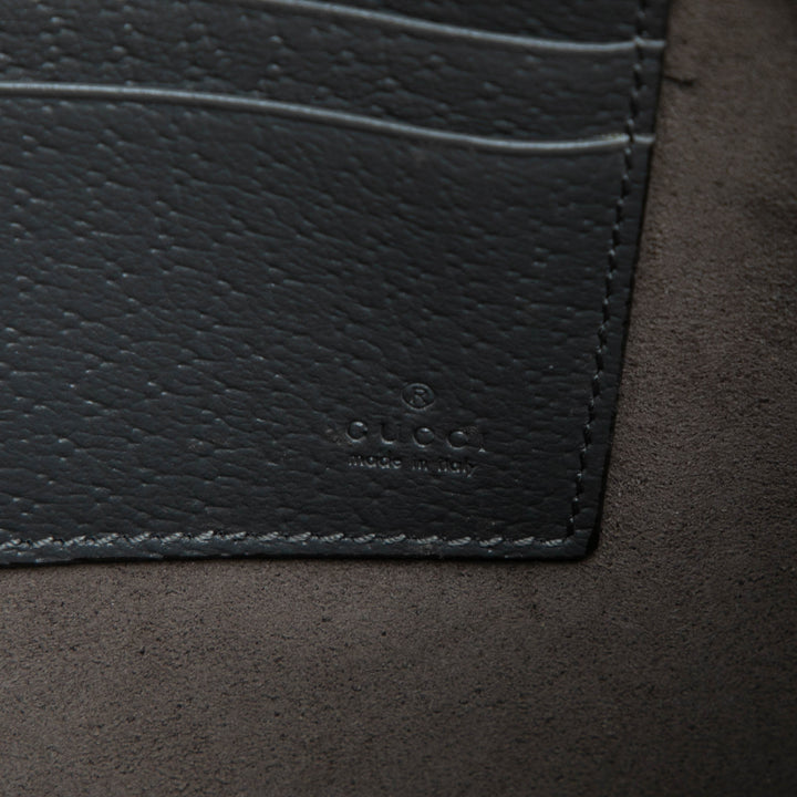 Cut Out Interlocking G Pochette GG Supreme Noir