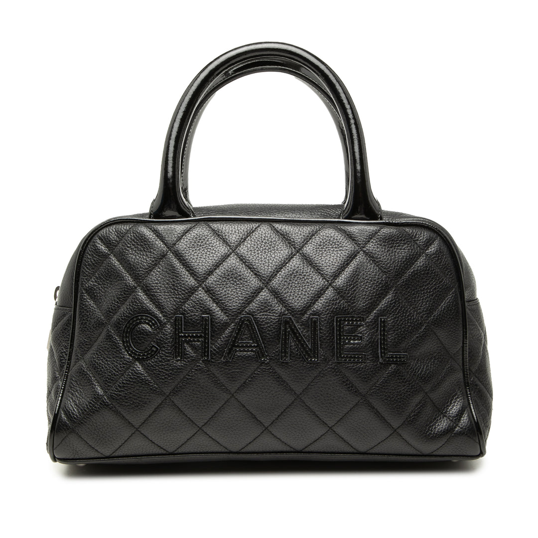 Chanel Matelassé Caviar Bowler Sac à main