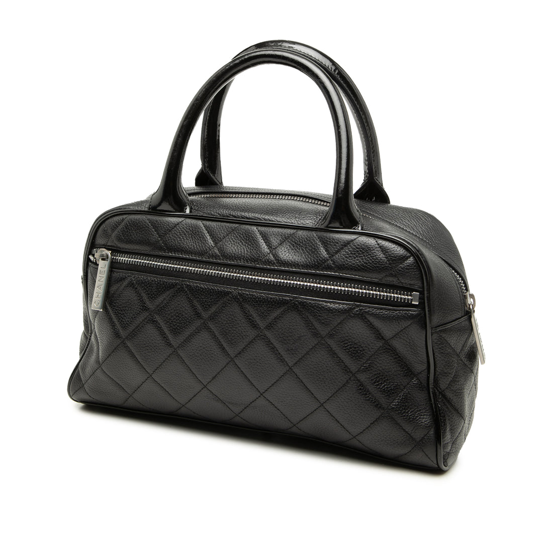 Chanel Matelassé Caviar Bowler Sac à main