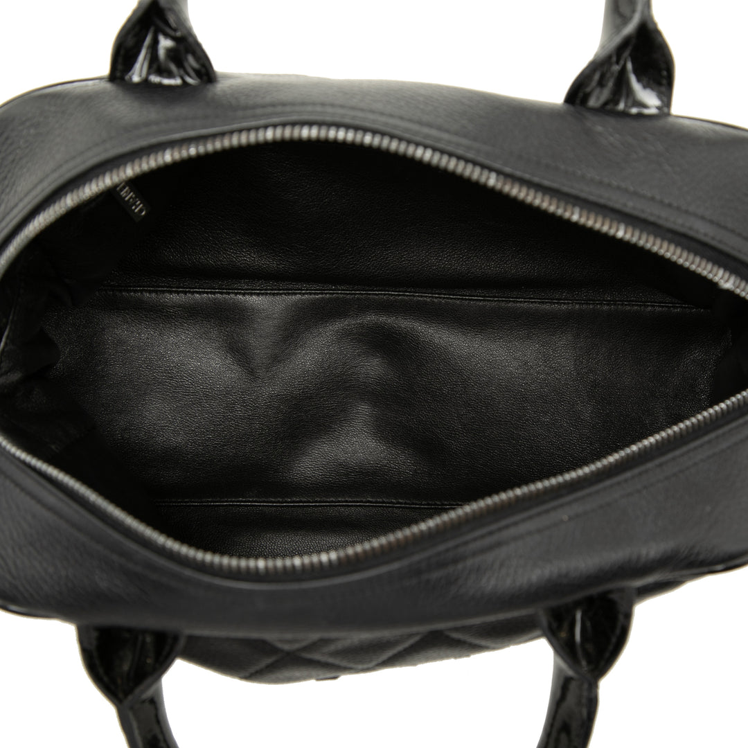 Chanel Matelassé Caviar Bowler Sac à main