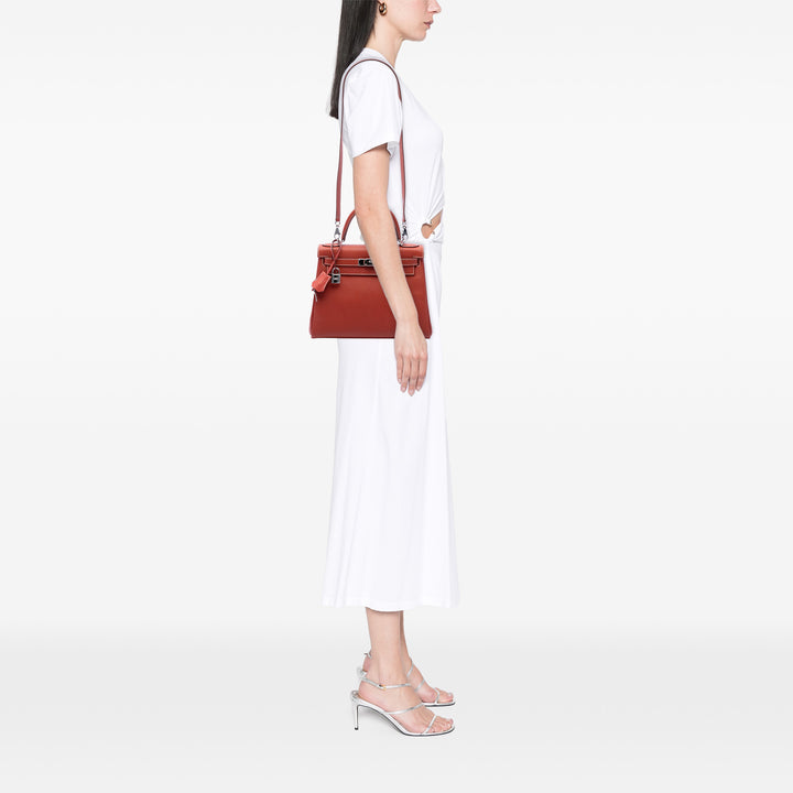 Kelly II Sellier 28 Epsom Rouge