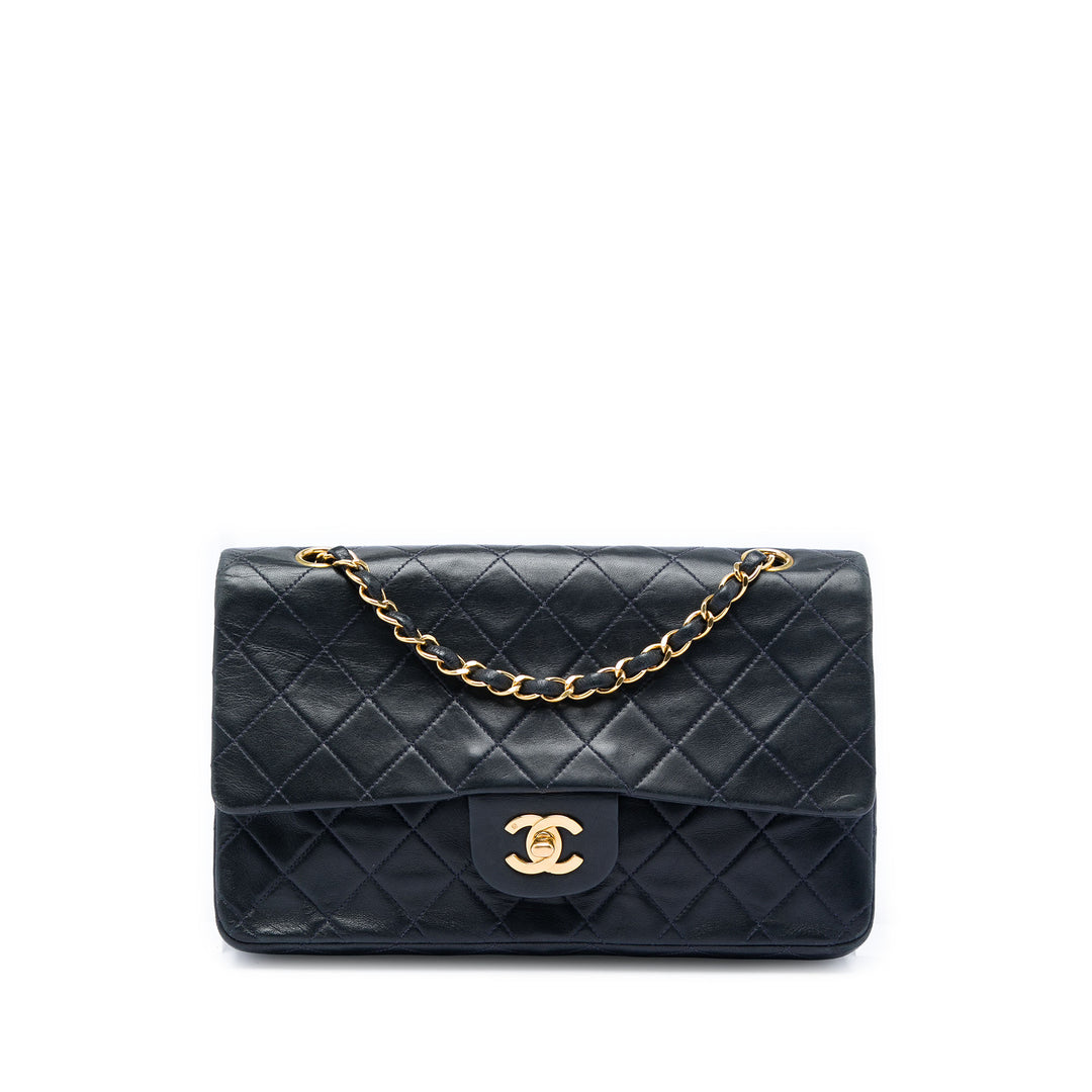 Chanel Medium Classic Cuir d’agneau Double rabat