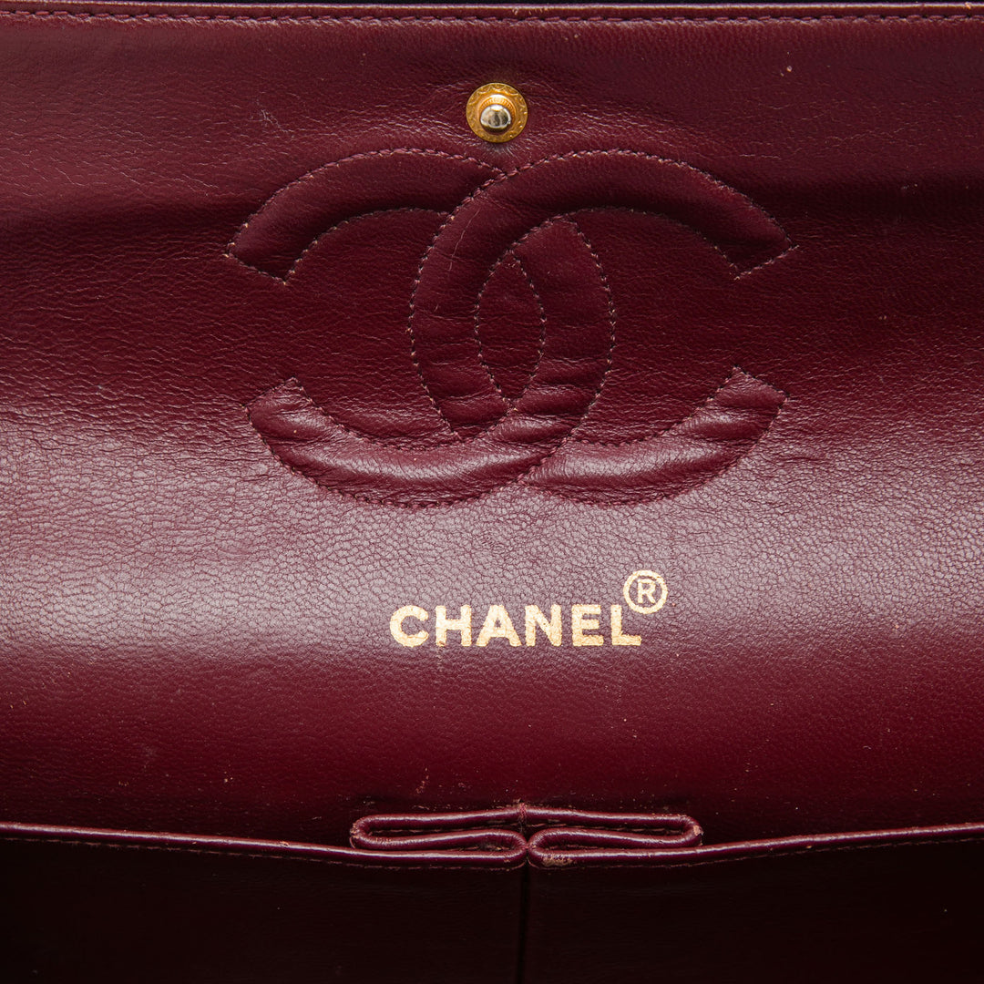 Chanel Medium Classic Cuir d’agneau Double rabat