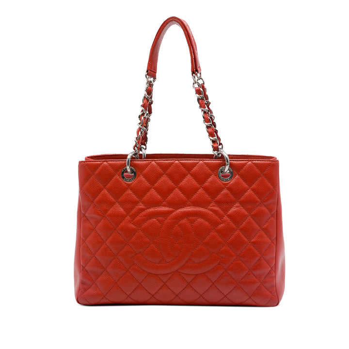 Cabas Cuir caviar Rouge
