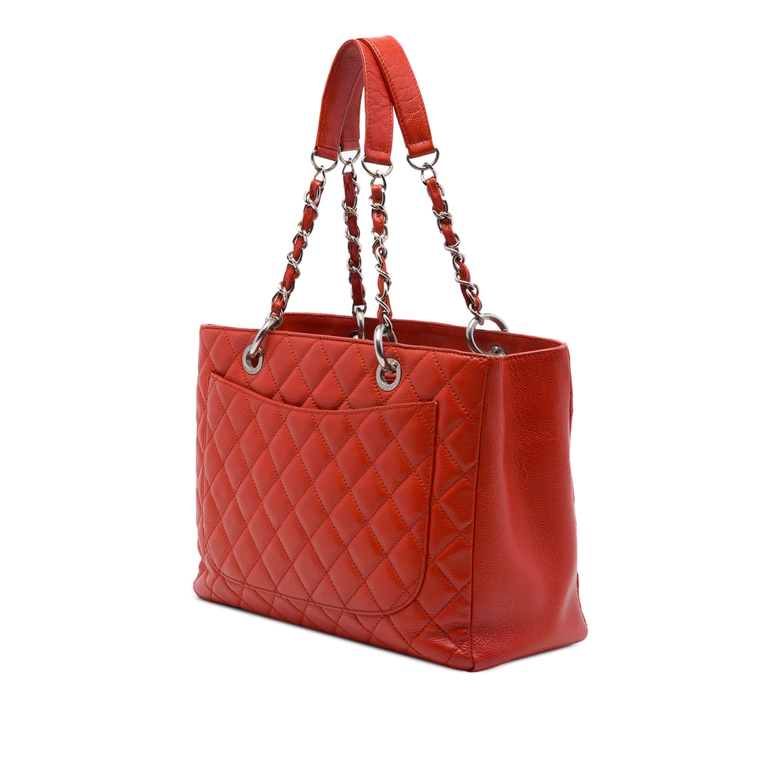 Cabas Cuir caviar Rouge