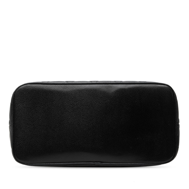Medallion Cabas Cuir caviar Noir