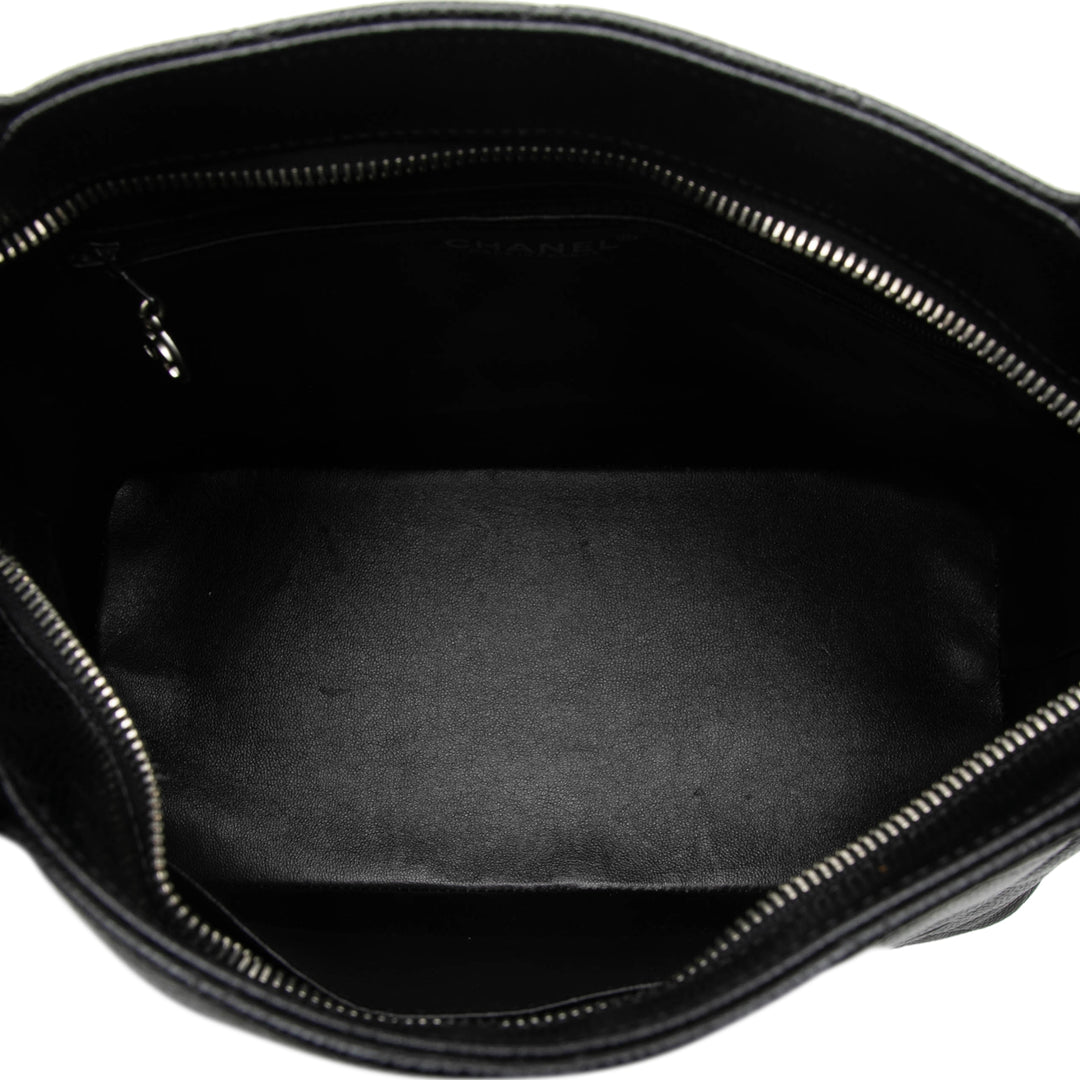 Medallion Cabas Cuir caviar Noir