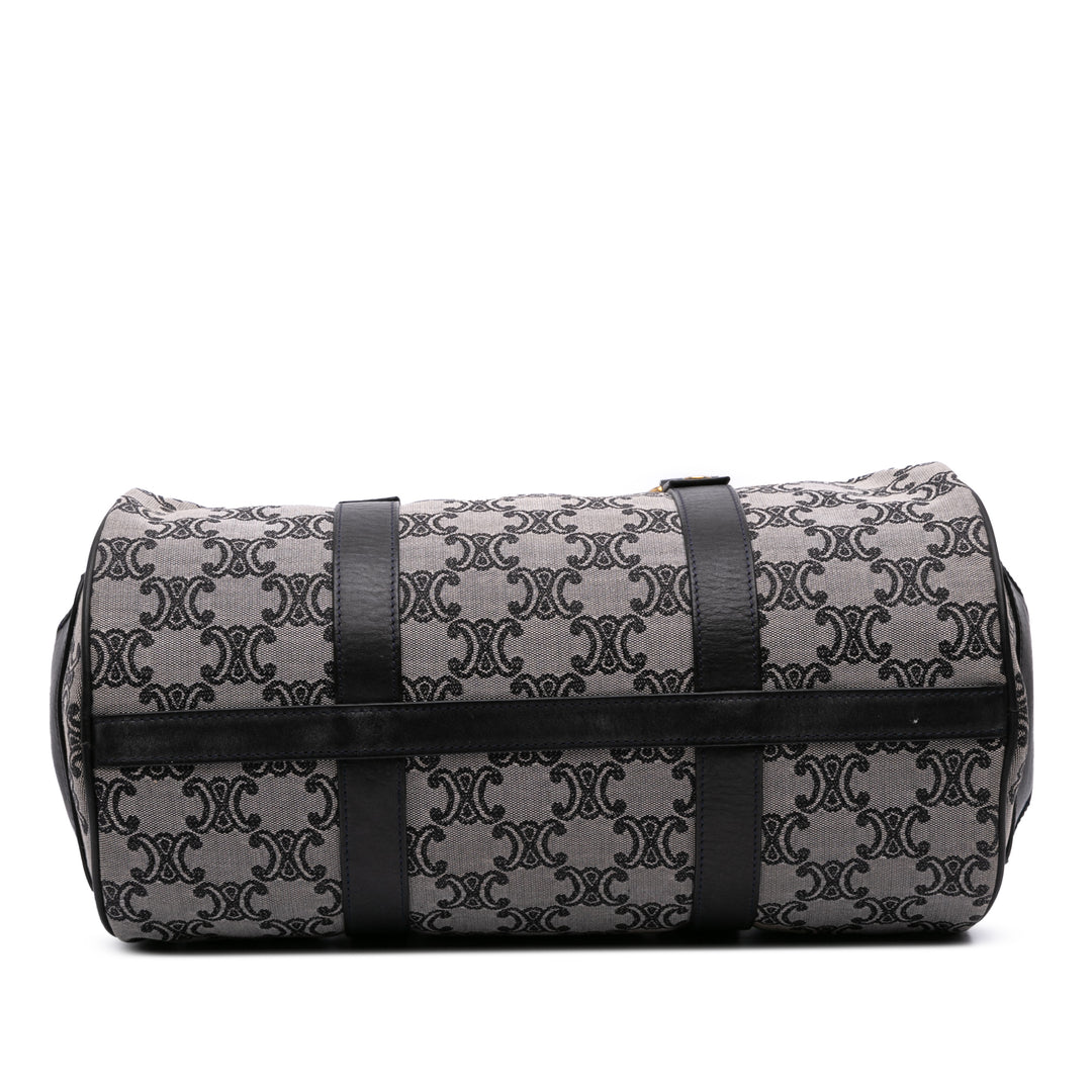 Macadam Canvas Boston Bag Gray - Gaby Paris
