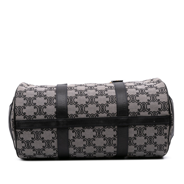 Macadam Canvas Boston Bag Gray - Gaby Paris