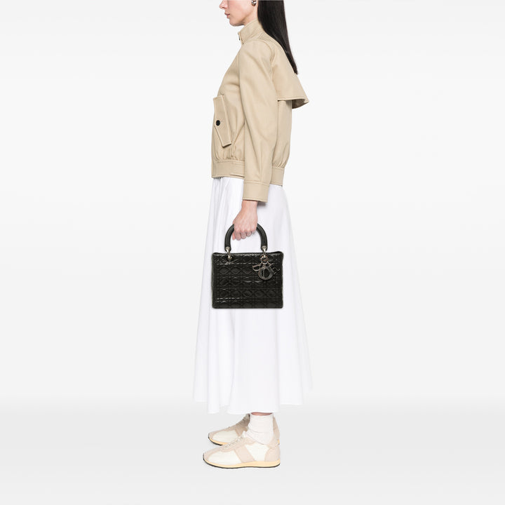 Dior Medium Cuir d’agneau Cannage Lady Dior