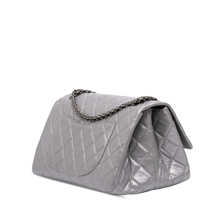 Chanel Matelassé vieilli Reissue 2.55 Double Compartment Rabat simple 226 Cuir de veau