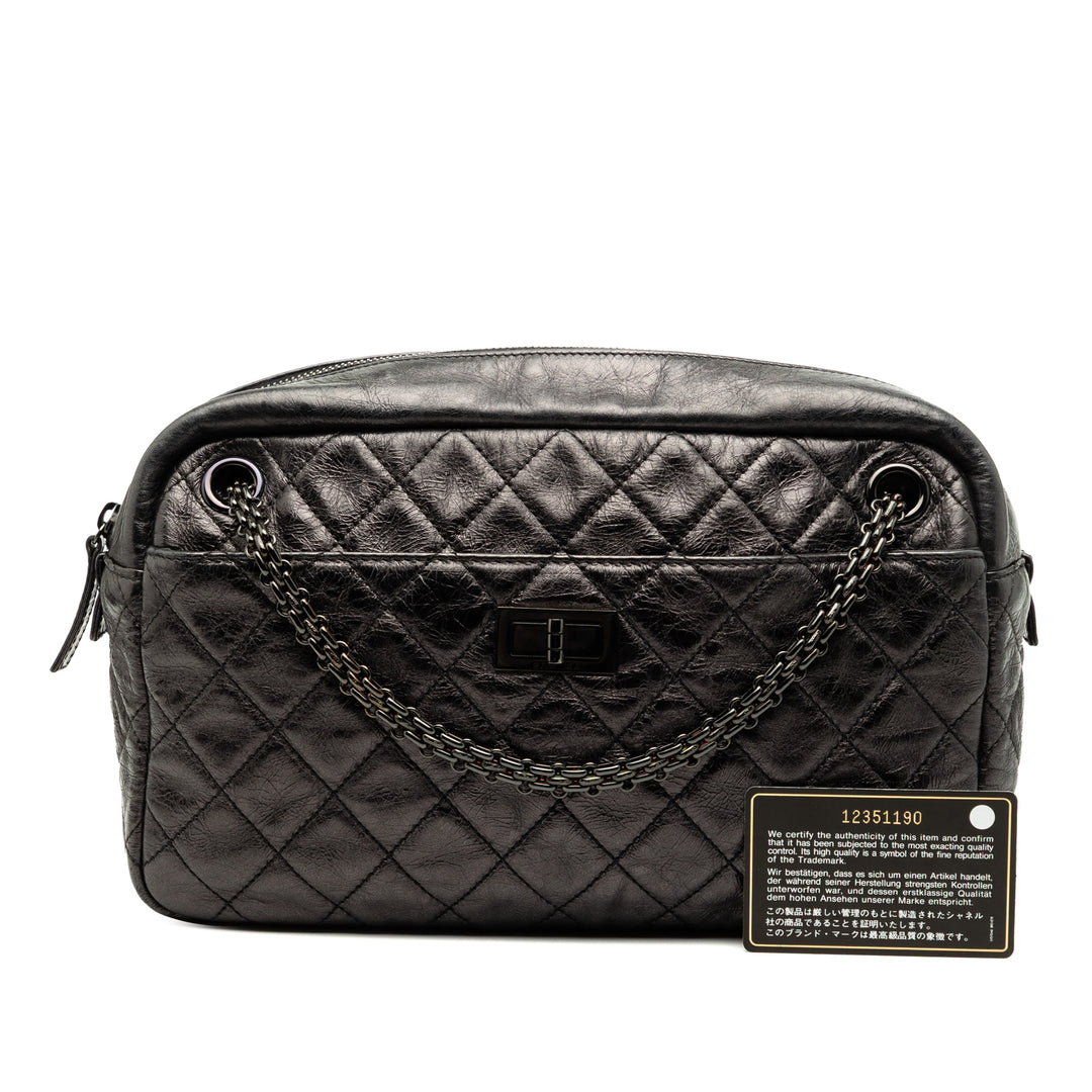 Chanel Medium Reissue 2.55 Matelassé vieilli Cuir de veau Sac caméra