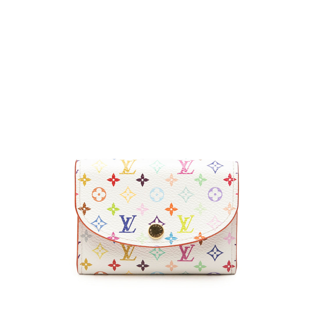 Takashi Murakami Rosalie Porte-monnaie Monogram Multicolore Blanc