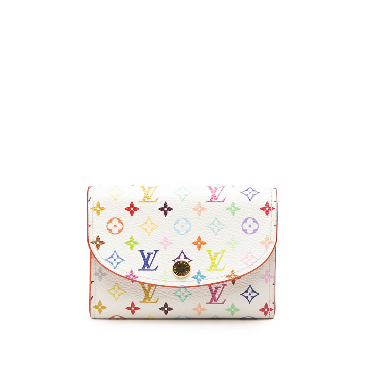 Takashi Murakami Rosalie Porte-monnaie Monogram Multicolore Blanc