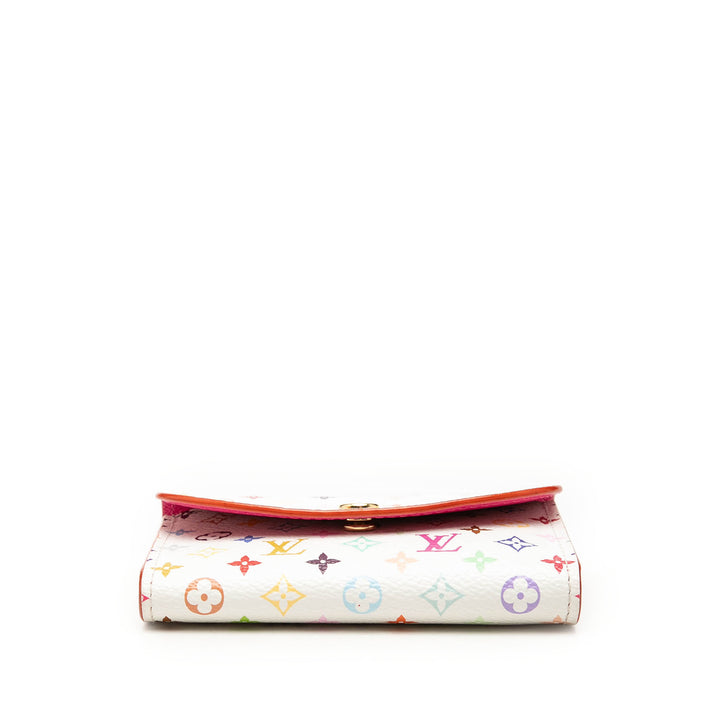 Takashi Murakami Rosalie Porte-monnaie Monogram Multicolore Blanc