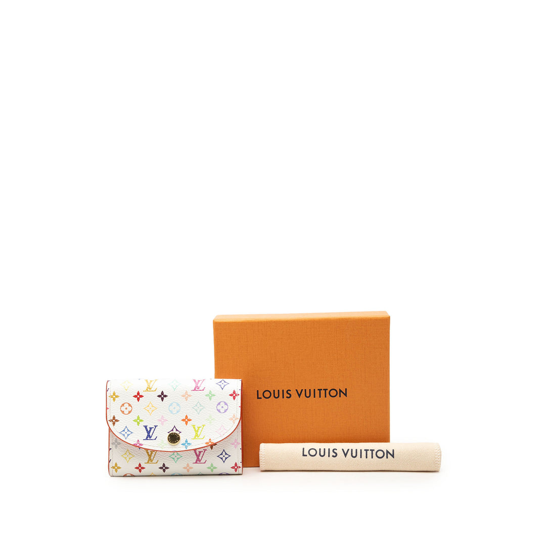 Takashi Murakami Rosalie Porte-monnaie Monogram Multicolore Blanc