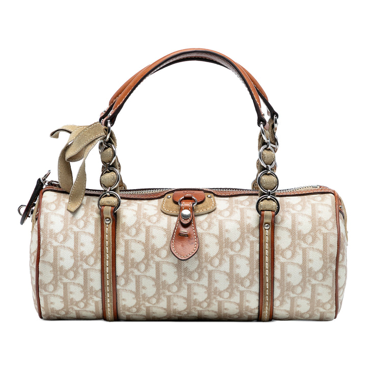 Dior Diorissimo Trotter Coated Toile Romantique Sac à main Marron – GABY PARIS Authentique