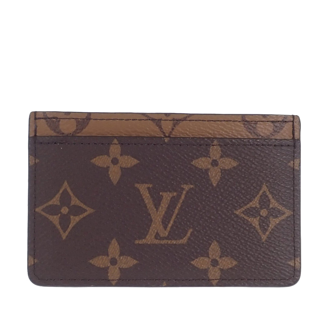 Porte-cartes Monogram Reverse Marron
