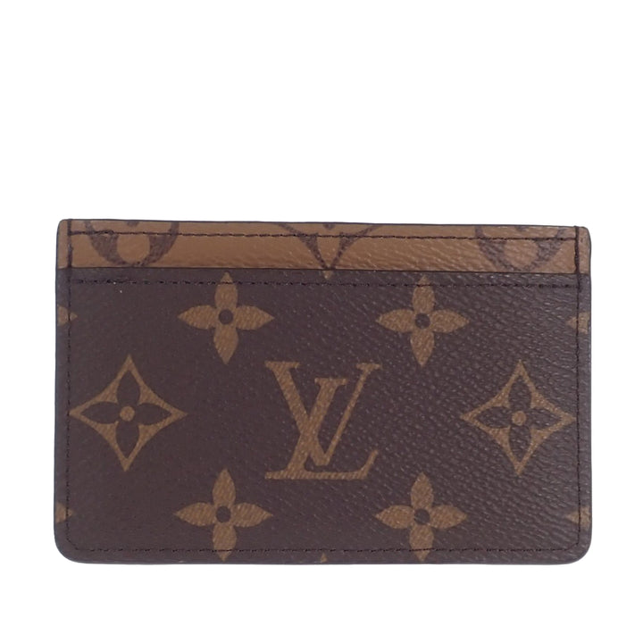 Porte-cartes Monogram Reverse Marron
