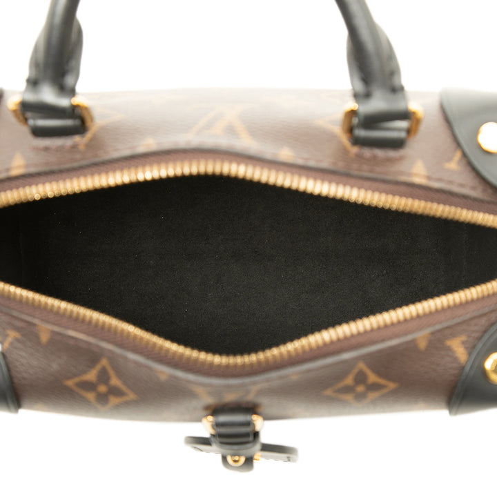 Louis Vuitton Sac à main Malle Souple Monogram Petite Marron – vue 4 – GABY PARIS