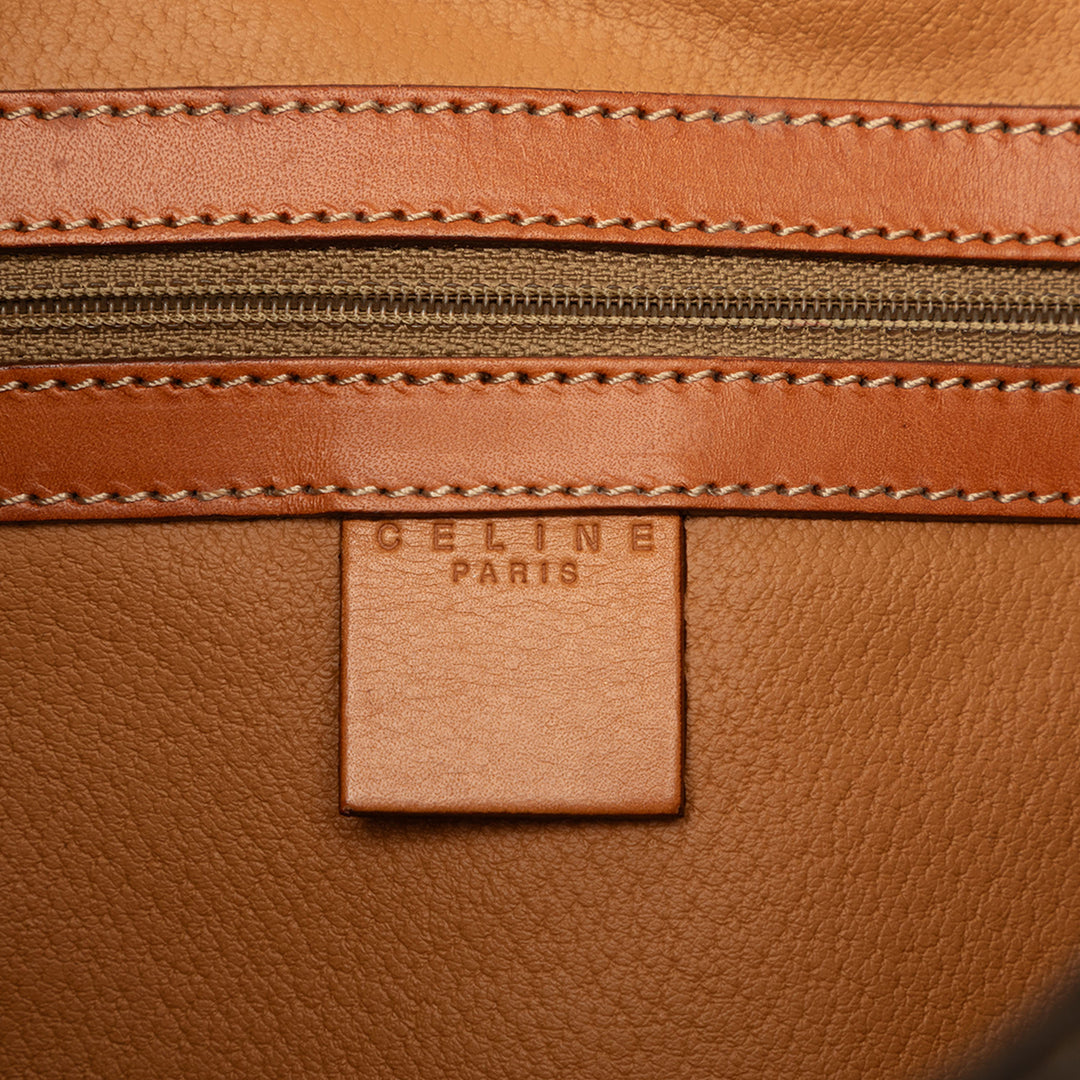 Celine Macadam Cabas Toile enduite Marron