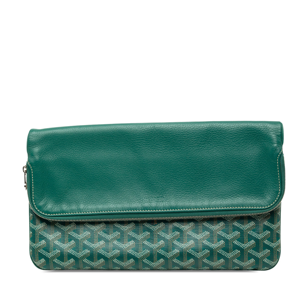 Goyard Pochette Sainte Marie Goyardine MM Vert – vue principale – GABY PARIS
