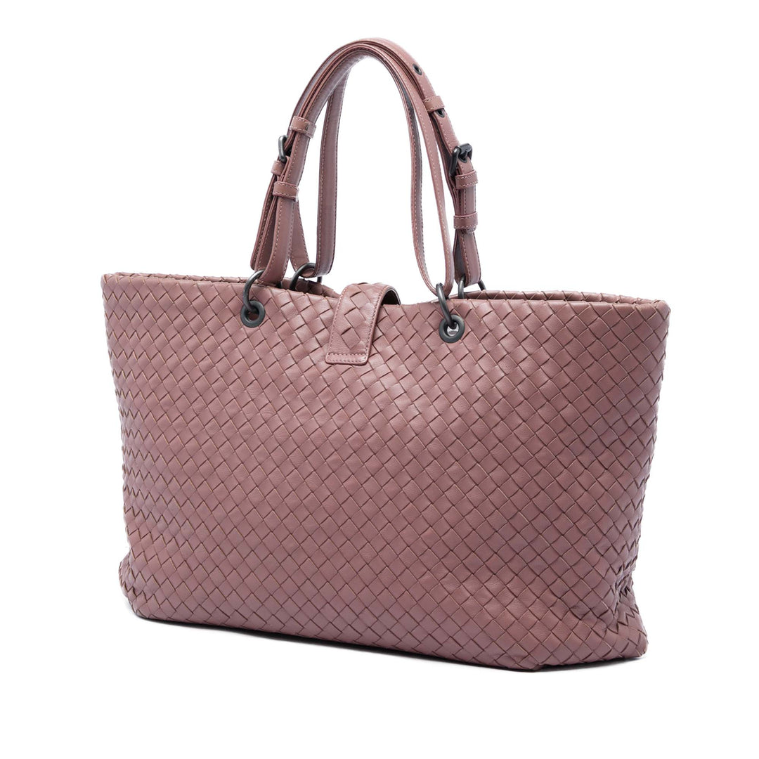 Bottega Veneta Medium Nappa Intrecciato Capri Cabas