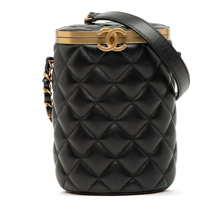 Chanel Small Matelassé Cuir d’agneau Crown Boîte Bag