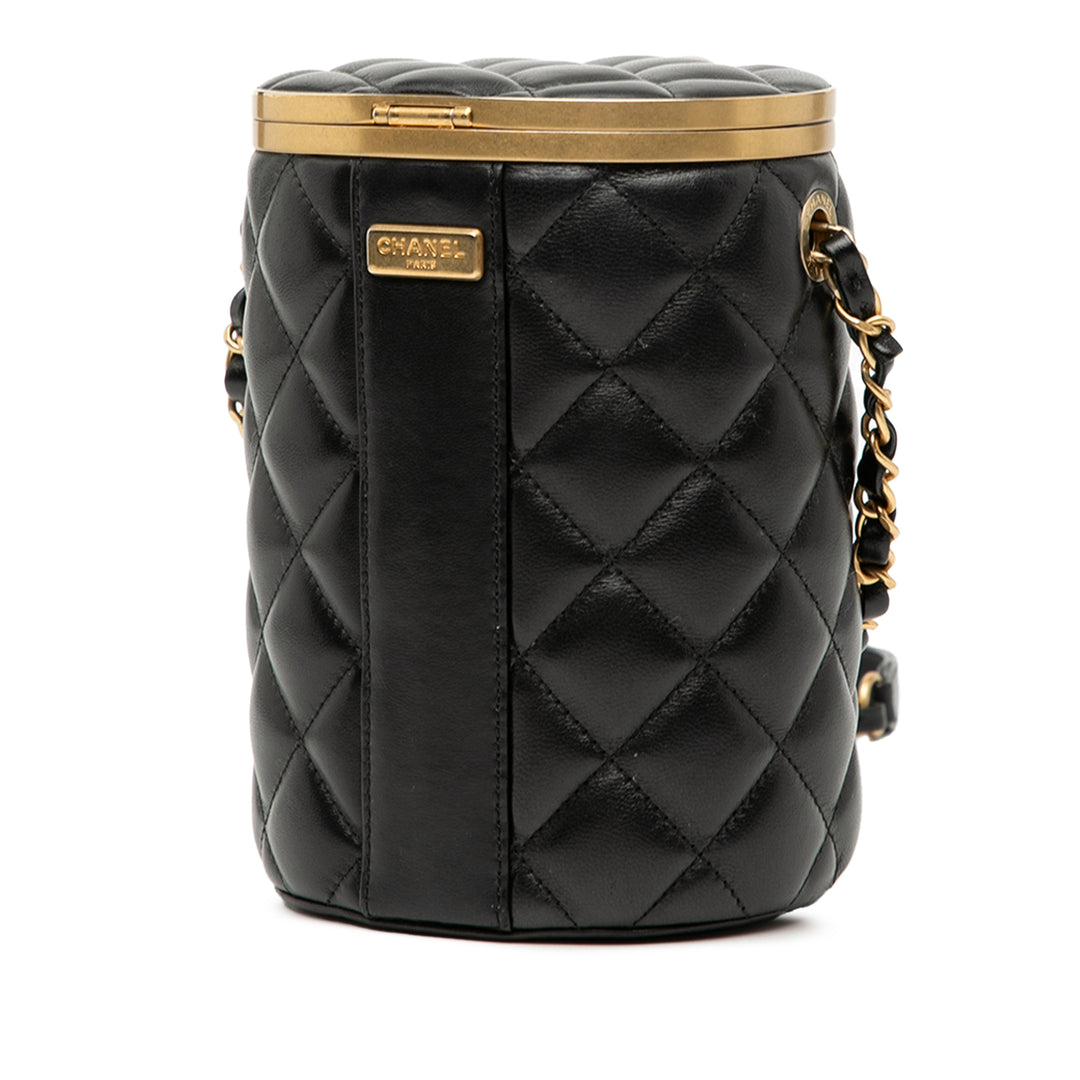 Chanel Small Matelassé Cuir d’agneau Crown Boîte Bag