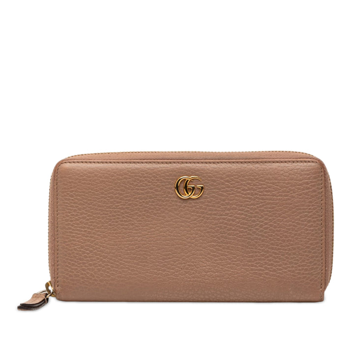 Gucci GG Marmont Cuir de veau Zip Around Portefeuille
