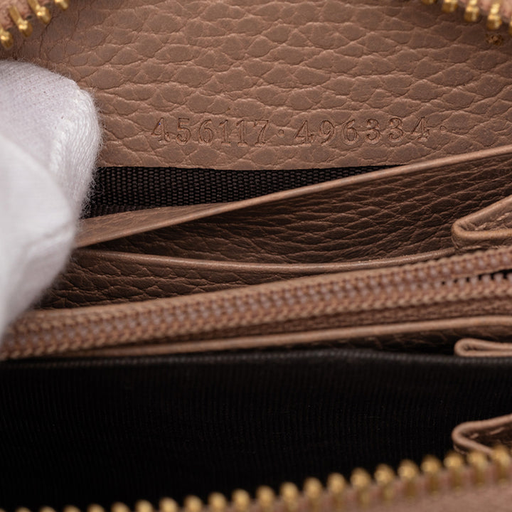 Gucci GG Marmont Cuir de veau Zip Around Portefeuille