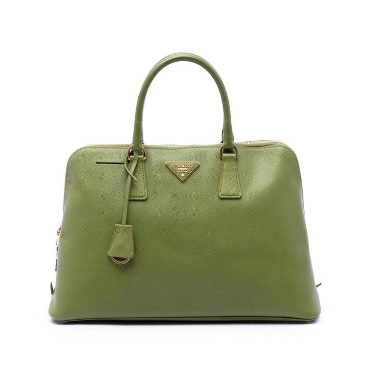 Lux Promenade Sac Grand Saffiano Vert