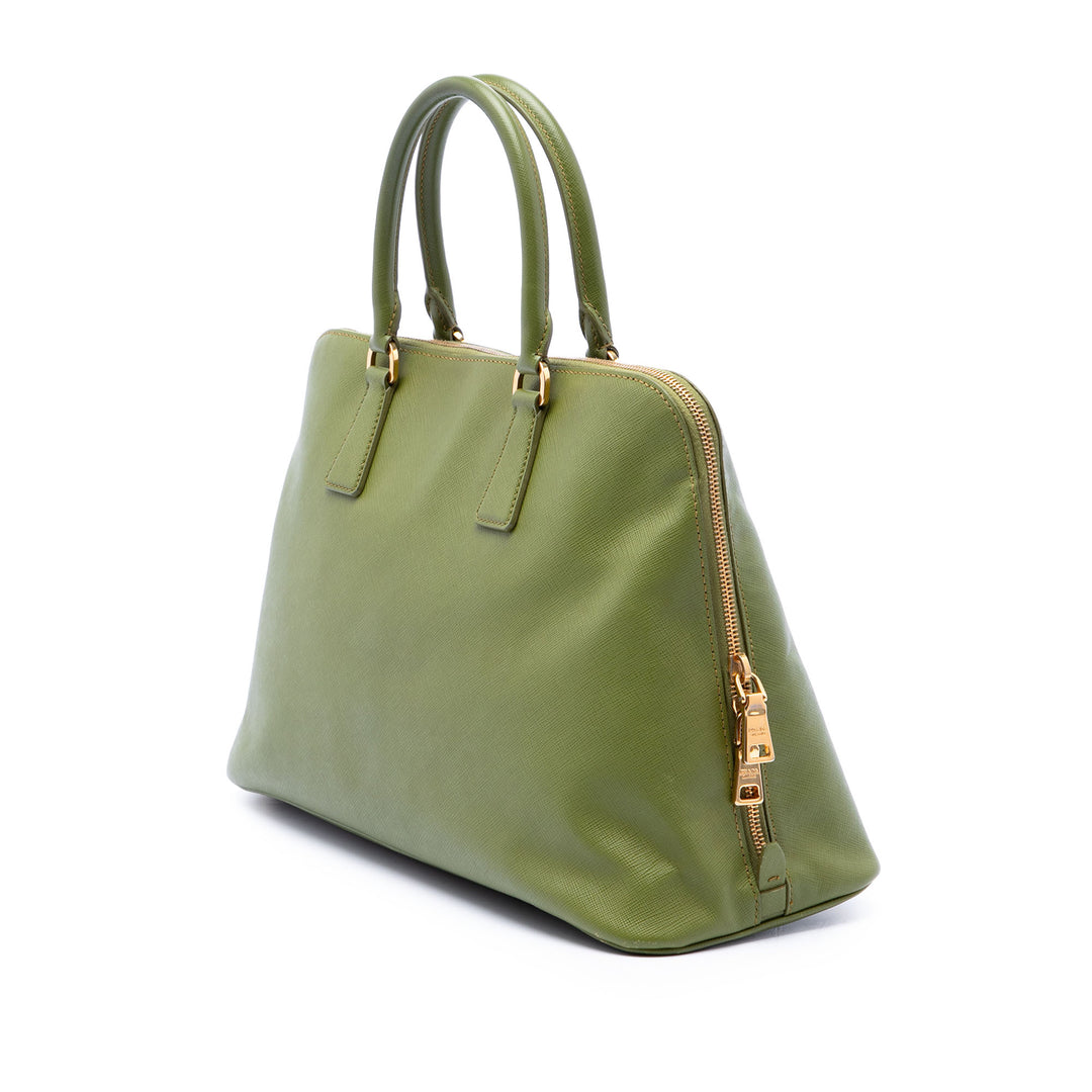 Lux Promenade Sac Grand Saffiano Vert