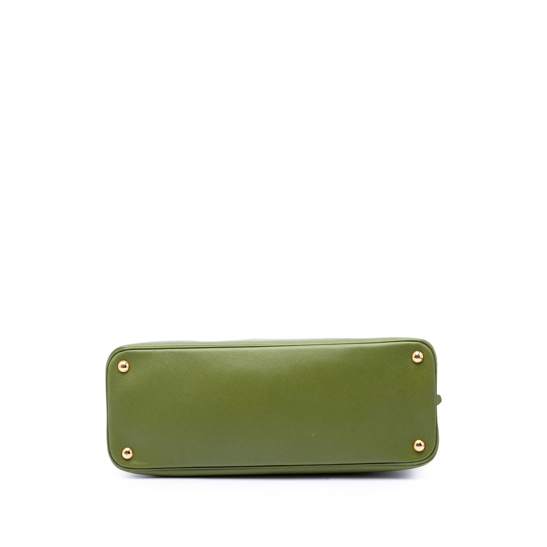 Lux Promenade Sac Grand Saffiano Vert
