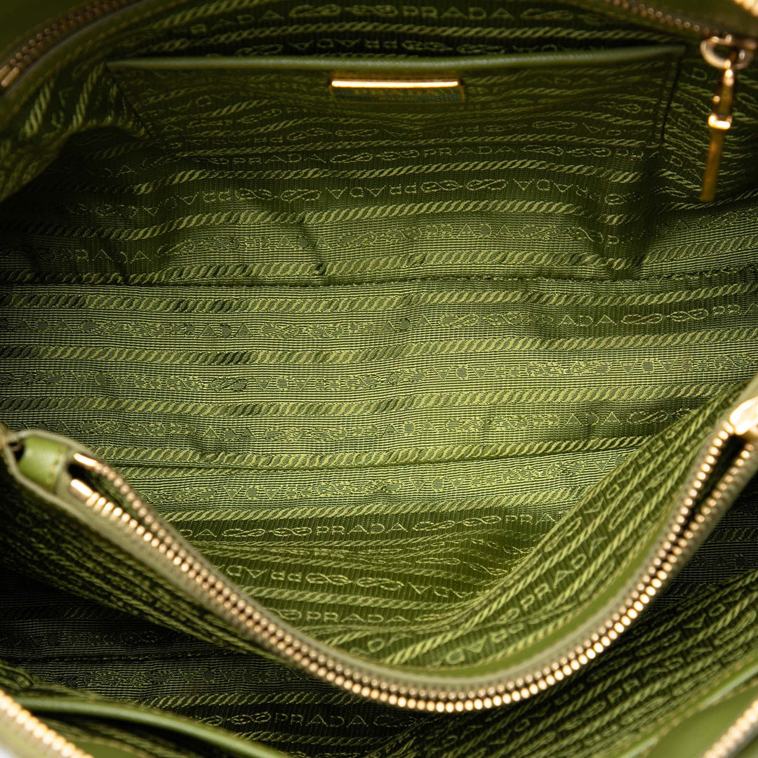 Lux Promenade Sac Grand Saffiano Vert