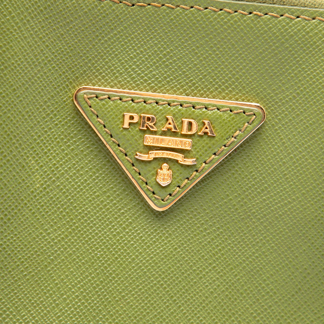 Lux Promenade Sac Grand Saffiano Vert