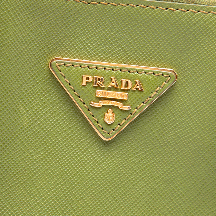 Lux Promenade Sac Grand Saffiano Vert