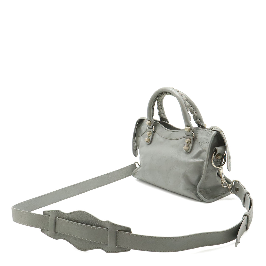 Balenciaga Mini Cuir d’agneau Motocross Giant 21 City Sac