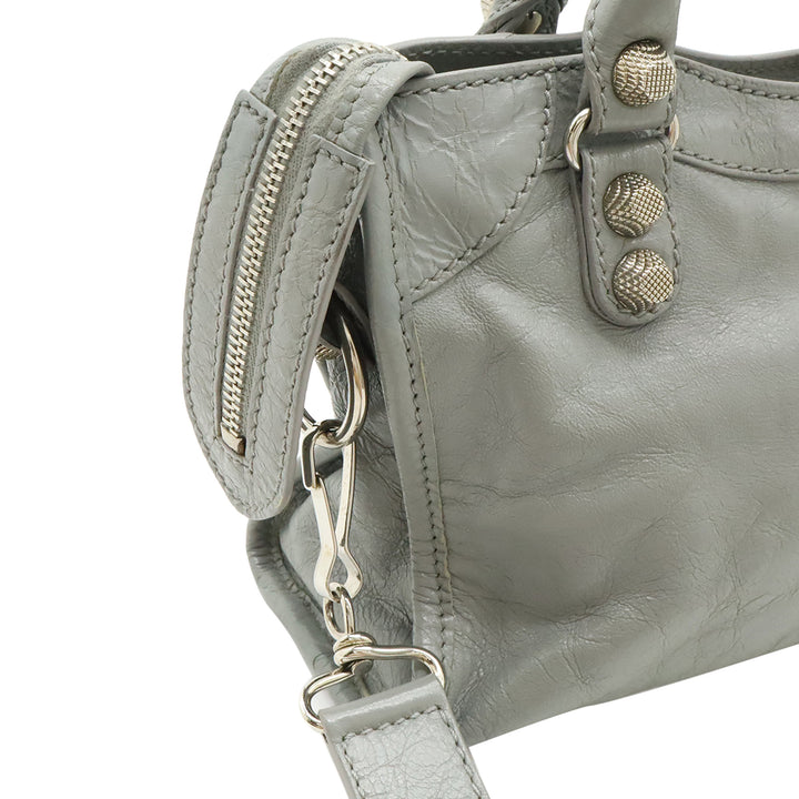 Balenciaga Mini Cuir d’agneau Motocross Giant 21 City Sac
