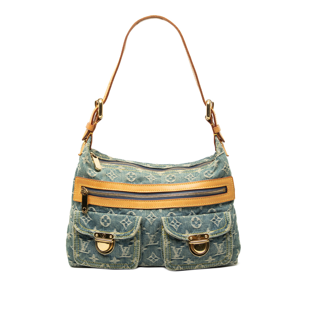 Louis Vuitton Sac porté épaule Baggy Monogram PM Bleu – vue principale – GABY PARIS