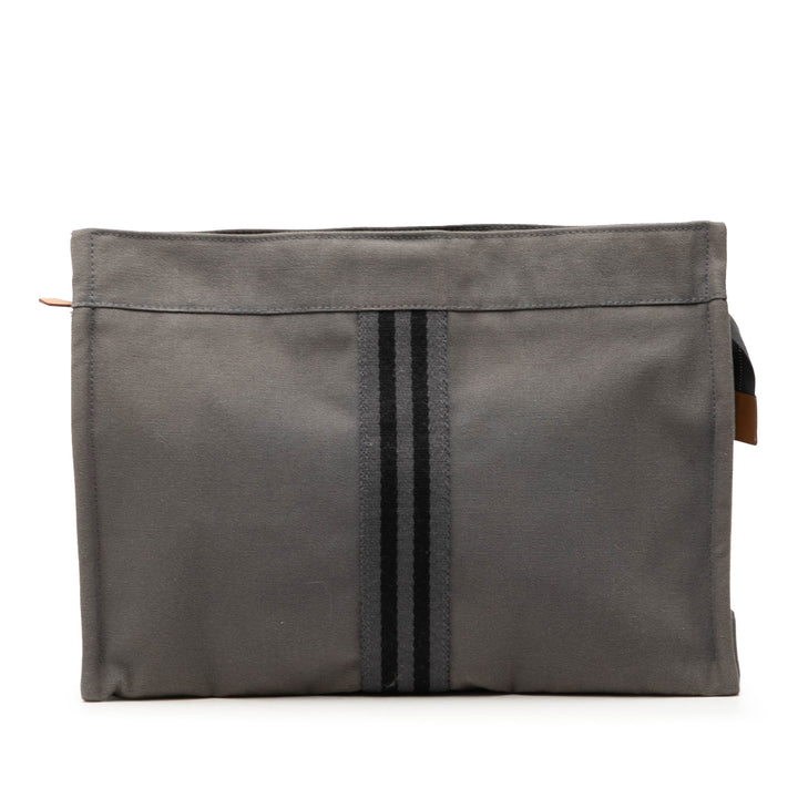 Hermès Toile Fourre Tout Pochette