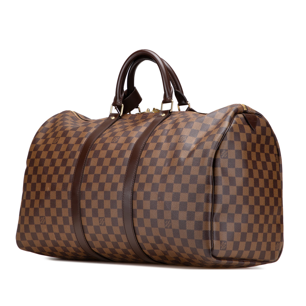 Damier Ebene Keepall 50 Brown - Gaby Paris
